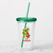 Elmo Alphabet | K Kiwi Acryltrinkbecher (Rückseite)