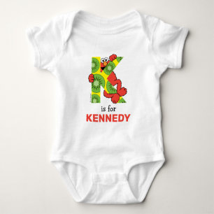 Elmo Alphabet K Kiwi Baby Strampler