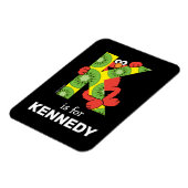 Elmo Alphabet | K Kiwi Magnet (Linke Seite)