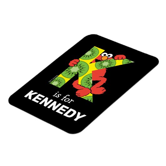 Elmo Alphabet | K Kiwi Magnet (Linke Seite)