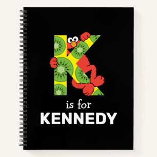 Elmo Alphabet K Kiwi Notizblock