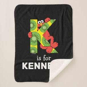 Elmo Alphabet K Kiwi Sherpadecke