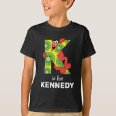 Elmo Alphabet | K Kiwi T-Shirt (Vorderseite)