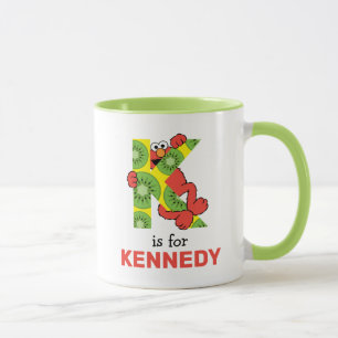 Elmo Alphabet K Kiwi Tasse