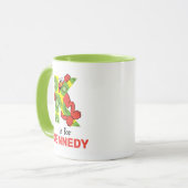 Elmo Alphabet | K Kiwi Tasse (Vorderseite Links)