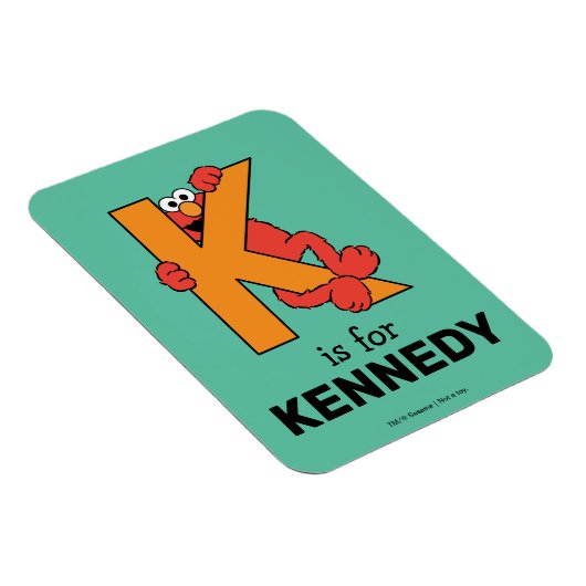 Elmo Alphabet | K Orange Magnet (Rechte Seite)