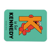 Elmo Alphabet | K Orange Magnet (Horizontal)