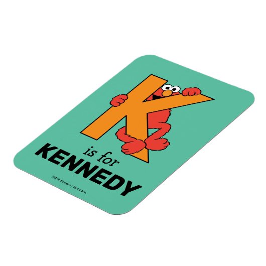 Elmo Alphabet | K Orange Magnet (Linke Seite)