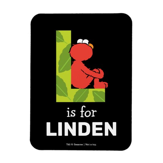 Elmo Alphabet | L Blatt Magnet (Vertikal)