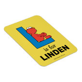 Elmo Alphabet | L Blau Magnet (Rechte Seite)