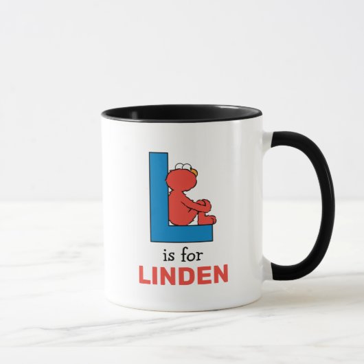 Elmo Alphabet | L Blau Tasse (Rechts)