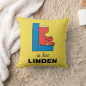 Elmo Alphabet | L Blue Kissen (Decke)