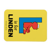 Elmo Alphabet | L Blue Magnet (Horizontal)