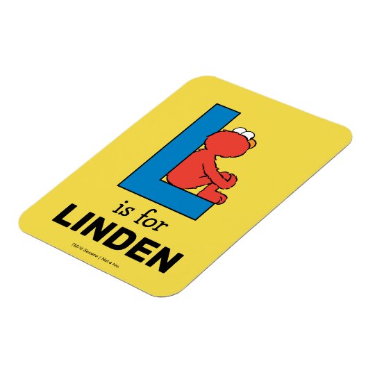 Elmo Alphabet | L Blue Magnet (Linke Seite)