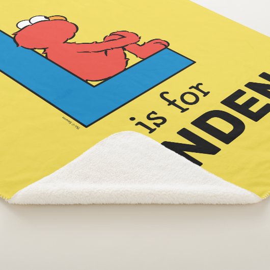 Elmo Alphabet | L Blue Sherpadecke (3/4)