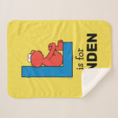 Elmo Alphabet | L Blue Sherpadecke (Vorderseite (Horizontal))