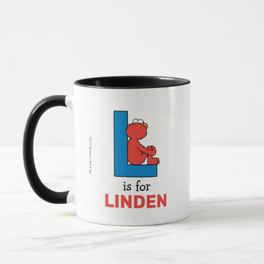 Elmo Alphabet | L Blue Tasse (Links)