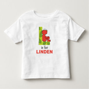 Elmo Alphabet   L Leaf Kleinkind T-shirt