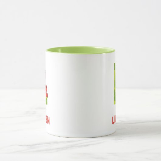 Elmo Alphabet | L Leaf Tasse (Zentrum)