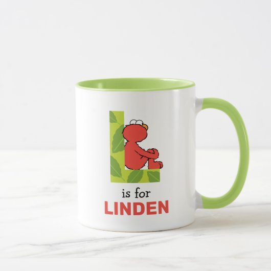 Elmo Alphabet | L Leaf Tasse (Rechts)