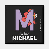 Elmo Alphabet | M LILA Magnet (Vorne)