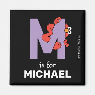 Elmo Alphabet   M Lila Magnet