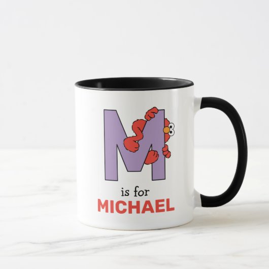 Elmo Alphabet | M LILA Tasse (Rechts)