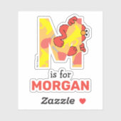 Elmo Alphabet | M Musik Aufkleber (Blatt)