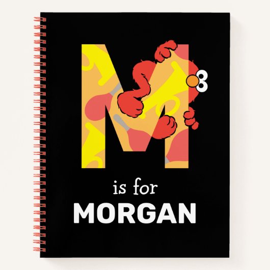 Elmo Alphabet | M Musik Notizblock (Vorderseite)