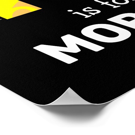 Elmo Alphabet | M Musik Poster (Ecke)