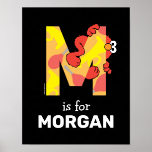 Elmo Alphabet M Musik Poster