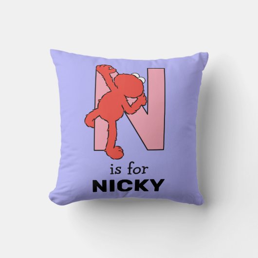 Elmo Alphabet | N Rosa Kissen (Vorderseite)