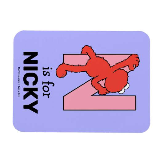 Elmo Alphabet | N Rosa Magnet (Horizontal)