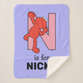 Elmo Alphabet | N Rosa Sherpadecke (Vorderseite)