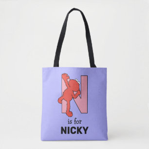Elmo Alphabet   N Rosa Tasche
