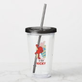 Elmo Alphabet | N Schalenfrüchte Acryltrinkbecher (Rückseite)