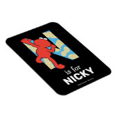 Elmo Alphabet | N Schalenfrüchte Magnet (Rechte Seite)