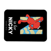 Elmo Alphabet | N Schalenfrüchte Magnet (Horizontal)