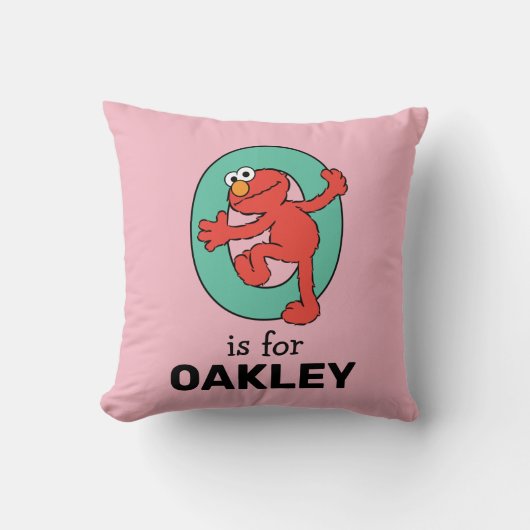 Elmo Alphabet | O AQUAMARIN Kissen (Vorderseite)