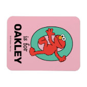 Elmo Alphabet | O AQUAMARIN Magnet (Horizontal)