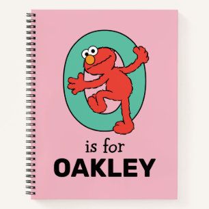 Elmo Alphabet O Aquamarin Notizblock