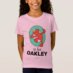 Elmo Alphabet O AQUAMARIN T-Shirt