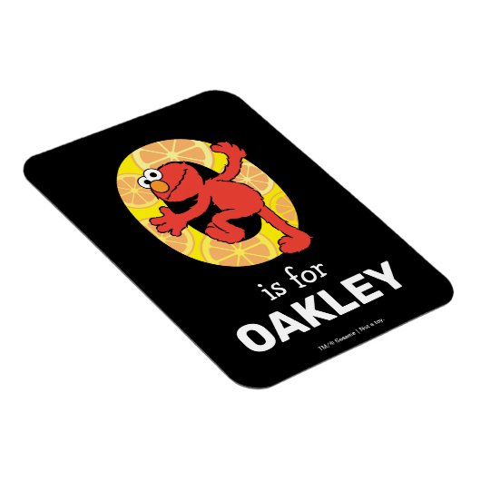 Elmo Alphabet | O Orange Magnet (Rechte Seite)