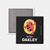 Elmo Alphabet | O Orange Magnet (Vorderseite/Rückseite)