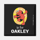 Elmo Alphabet | O Orange Magnet (Vorne)