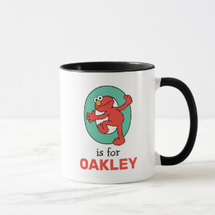 Elmo Alphabet O Türkis Tasse