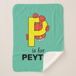Elmo Alphabet P Gelb Sherpadecke