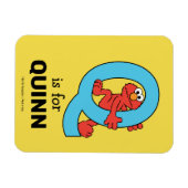 Elmo Alphabet | Q Blau Magnet (Horizontal)