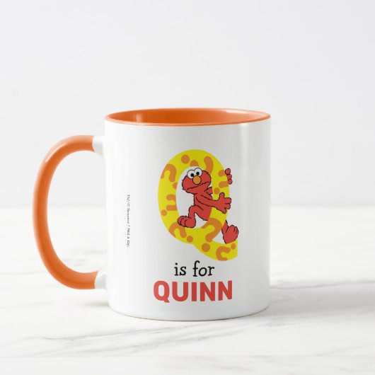 Elmo Alphabet | Q Question Mark Tasse (Links)