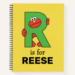 Elmo Alphabet   R Green Notizblock
